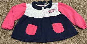 Vintage Jordache Kids Sz 6x Pink Embroidered Sweater Buttons Polyester A18 - Picture 1 of 4