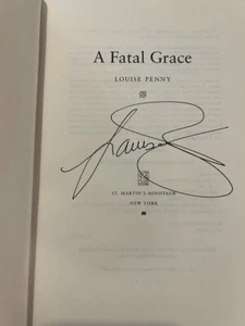 A Fatal Grace by Louise Penny Signed 1st Very Good/Fine Hardcover 2007 - Picture 1 of 7