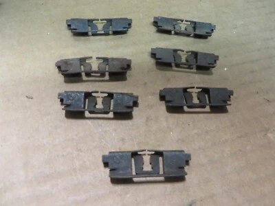 LINCOLN MARK VII REAR GLASS EXTERIOR MOLDING CLIPS 7 PIECES OEM - Image 1 of 4