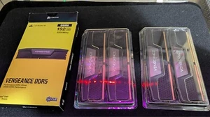 Corsair Vengeance DDR5 5200 MHz CL38 192 GB Memory Module Kit - Black - Afbeelding 1 van 2