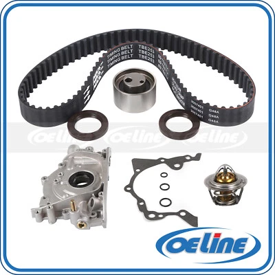 Fit 95-97 Geo Metro 1.3L Timing Belt Kit Oil Pump Thermostat Housing Assembly  - Image 1 of 4
