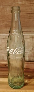 Vintage Coca-Cola Coke Tall Bottle 16 oz half Quart Green Glass MARIANNA, ARK - Picture 1 of 12