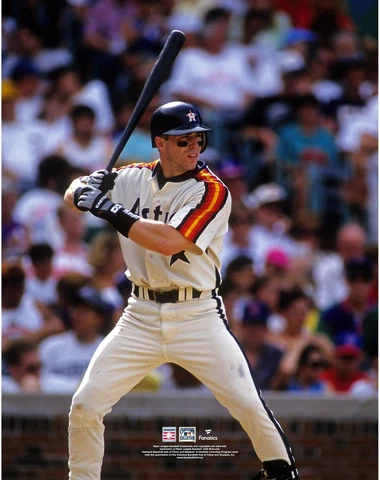 Jeff Bagwell Houston Astros Unsigned Prepares to Bat Photograph Cover