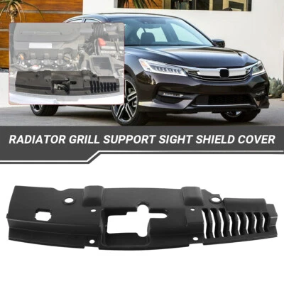 Fit For Honda Accord 2013-2017 Black Front Radiator Grille Support Sight Cover - Image 1 of 4