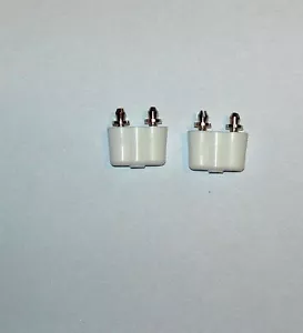 Kahlert-Licht 2 Stecker weiß Puppenhaus Puppenstube Elektrik Beleuchtung 60700 - Bild 1 von 1