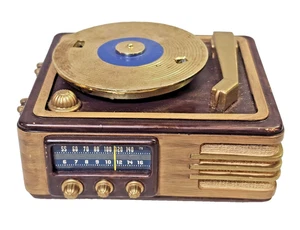 RARE- Phonograph Radio Music Box "Blue Suede Shoes" Elvis & Elvis Presley -Works - Bild 1 von 9