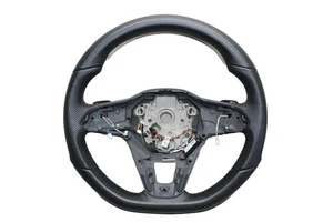VW Golf 8 VIII Leder Lenkrad Schaltwippen 5H0419093 5H0959542C ohne Anbauteile - Picture 1 of 6