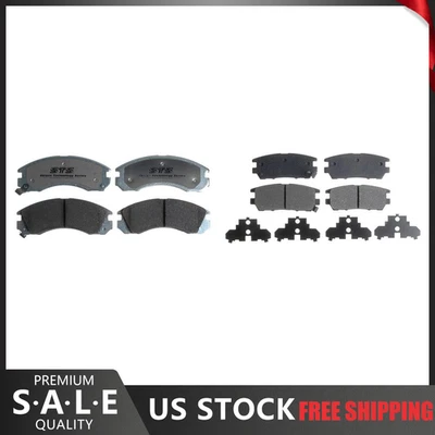 Pastillas de freno delanteras y traseras cerámicas para Mitsubishi Montero 2000 1999 1998 1997-1992 Foto 1 de 4