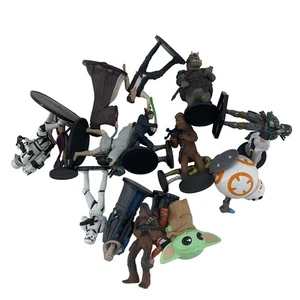 Figuras de juguete de acción mixtas de Star Wars Yoda Stormtroopers Boba Fett Chewbacca sueltas - Imagen 1 de 4