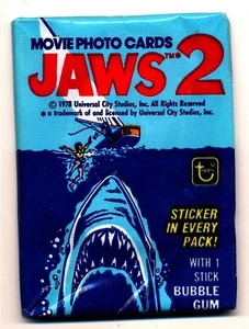 1978 Topps Universal Studios Jaws 2 (Film) Trading Card Pack - Bild 1 von 1