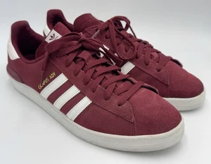 Adidas Men’s Campus ADV Sneakers Size 12 Collegiate Burgundy Suede B22714 - Picture 1 of 10