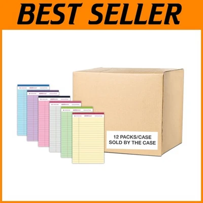 72-Pack Colored Legal Writing Pads, Mini Sized - Image 1 of 4