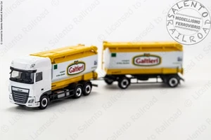 Herpa SRR-HER_GALT - 1:87 H0 - Camion DAF "Galtieri" trasporto mangime con rimor - Foto 1 di 7