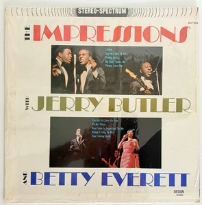 Die Impressionen mit Jerry Butler und Betty Everett - Vinyl-LP - Design Stereo - Bild 1 von 4