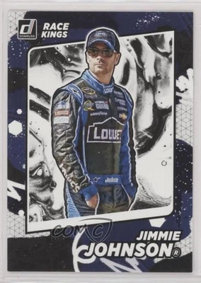 2022 Panini Donruss NASCAR Race Kings Jimmie Johnson #2 HOF - Image 1 of 2