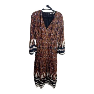 Vanessa Bruno Melissandre Dress Size 38 Batik Print Fall Runway 2019 - Picture 1 of 9