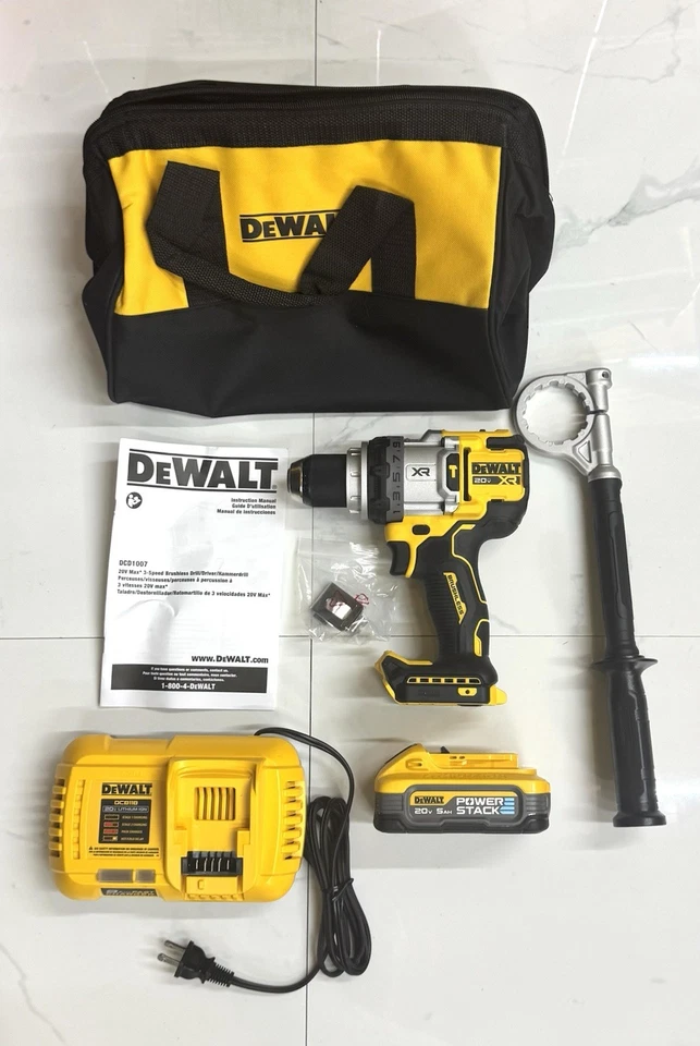Dewalt DCD1007B 20V 20 Volt Max XR 1/2" Brushless Hammer Drill Handle Tool Only