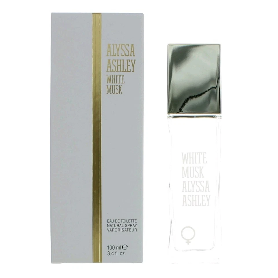 White Musk por Alyssa Ashley, 3,4 oz Eau De Toilette spray feminino - Imagem 1 de 1