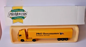 LLEDO PROMOVERS 'VOLVO FH12 P&O FERRYMASTERS BOX TRAILER' YELLOW. BOXED - Picture 1 of 1