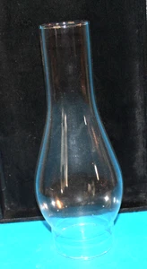 Clear Glass Hurricane Chimney Kerosene Oil Lamp 3" Fitter Base 10” Tall Globe - Picture 1 of 4