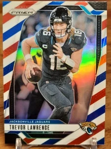 Trevor Lawrence 2024 Panini Prizm Red White Blue Prizm #129 Jacksonville Jaguars - Bild 1 von 2