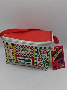 American Studios Soft Side Cooler Lunch Picnic Tote Flowers Garden Vintage - Picture 1 of 13