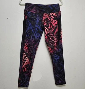 Lululemon mehrfarbig rosa blau schwarz Mesh Leggings Größe 6 - Bild 1 von 12