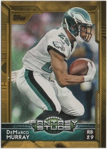 DeMarco Murray 2015 Topps Football/2015 Fantasy Studs Gold #306 Eagles - Imagen 1 de 3