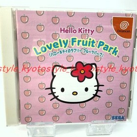 USED SEGA Dreamcast Hello Kitty Lovely fruit Park 00559 JAPAN IMPORT