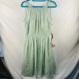 Adrianna Papell Sage Green Party Bridesmaid Dress Size 12 NWT - Flawed - Picture 1 of 11