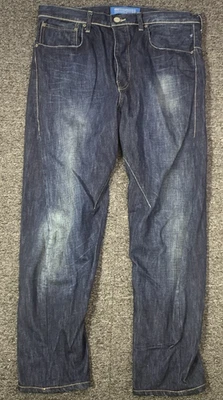 Jeans Adidas masculino 36 x 29 azul original jeans - Imagem 1 de 4