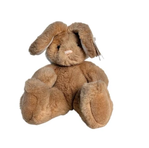 Vintage 1988 GUND Bunky Baby Brown Bunny #3423 Plush Stuffed Animal w/ Original - Picture 1 of 8