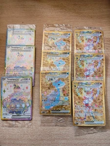 Pokemon Carte 3 X Svp163 Svp164 Svp165 Mint Terapagos Lapras Cinderace - Foto 1 di 1