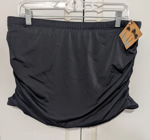 Swimsuits for All Black Swim Bottoms Size 16 Skirt Attached Modest Cover G-26 - Picture 1 of 17