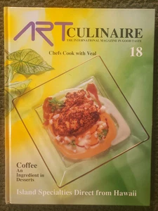 Art Culinaire 18 Fall 1990 Franz Mitterer Veal Coffee Hawaii Desserts - Picture 1 of 5