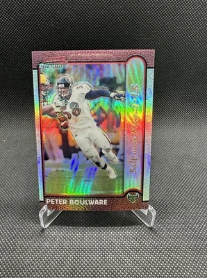1999 Bowman Chrome - Peter Boulware #131 Gold Refractor /25 - Ravens - Image 1 of 2