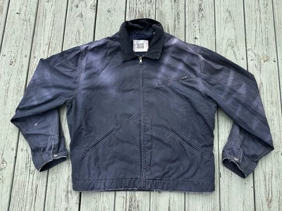 BDG Urban Outfitters Vintage Sun Faded Men’s Work Jacket Flannel Lined Sz Large - Image 1 of 4