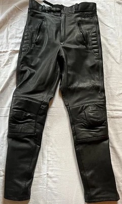 Motorradhose Weka, Größe 50, Herren, echtes Leder, schwarz - Bild 1 von 4