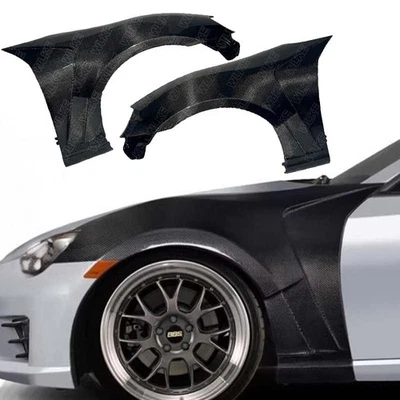Guardabarros de fibra de carbono real para Toyota 86 17-20/Subaru BRZ 13-20/Scion FR-S 13-16 Foto 1 de 4