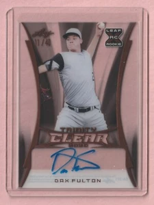 2020 Leaf Trinity Clear Autographs #CADF1 Dax Fulton 11/40 - Picture 1 of 1