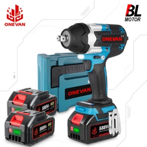 Llave de Impacto sin Cable 1800NM 1/2" Destornillador eléctrico con 2 baterías - Imagen 1 de 16