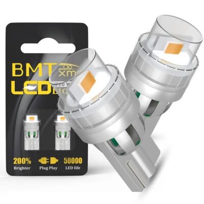 Fit Toyota FJ Cruiser 2007-2014 Canbus No Error LED Side Mirror Light Bulb Amber - Image 1 of 4