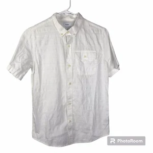 Old Navy Button Down Shirt Boy’s Size XL (14-16) Color White Short Sleeve - Picture 1 of 13