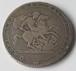 Moneda corona plata 1819 GEORGE III LIX - Imagen 1 de 3