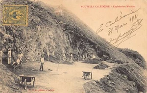 Nouvelle-Calédonie - Exploitation minière par des forçats - Ed. W.H.L. - Bild 1 von 2