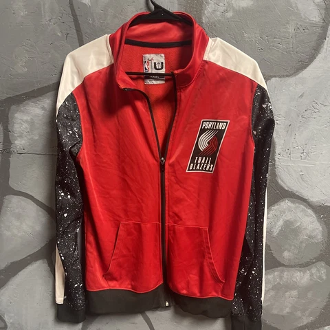 Portland Trailblazers NBA Men's Small  Full Zip-Up Track Jacket And Track Pants Cover