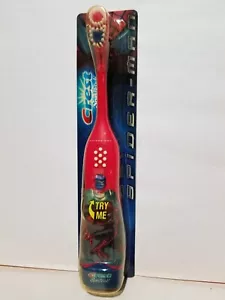 Spider-Man Crest Spin Brush Electric Toothbrush 2002 New Sealed Vintage - Picture 1 of 5