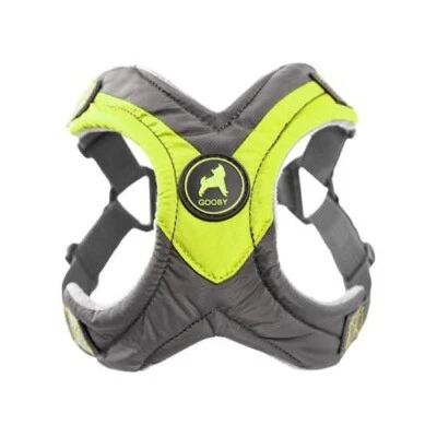 GOOBY Dog Trekking Harness Puppy Green Choke Free Walking L 18" - 23" Chest - Image 1 of 4