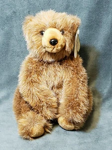 Aurora World Plush WOODROW Brown Bear Soft Stuffed Animal 10" NWT - Picture 1 of 6