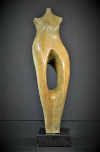 Bronzeskulptur Frauenfigur - Paolo Ambrosio, Italien  - Bild 1 von 12